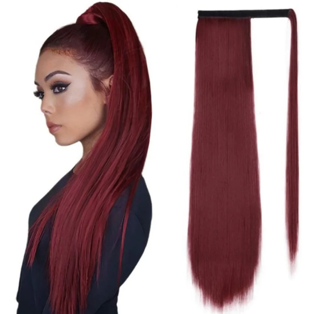 Blooming Hair Wrapped Around Ponytail Exte…
